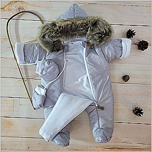 Children's overall, gray color size 74