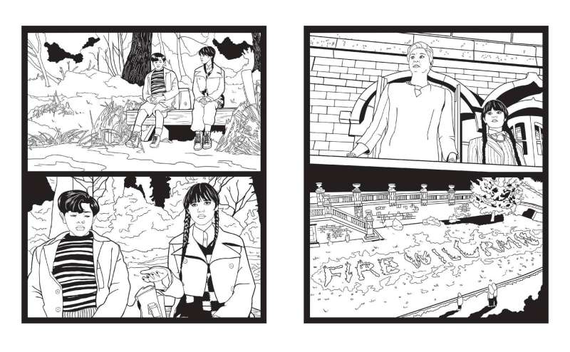 Wednesday. Coloring Book