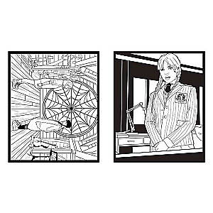 Wednesday. Coloring Book