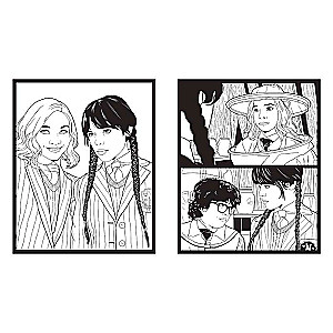 Wednesday. Coloring Book