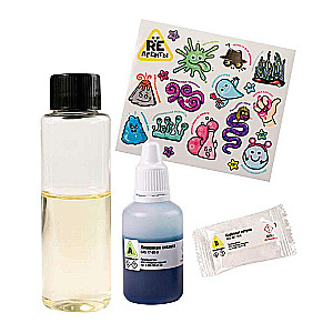 Experiment Set - Re-Agents. Lava Lamp Blue