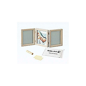 Baby Art Double Print Frame My baby Touch set for making baby footprints/handprints