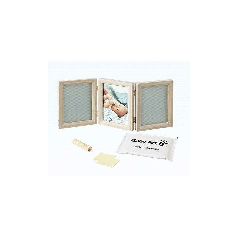 Baby Art Double Print Frame My baby Touch set for making baby footprints/handprints