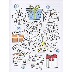 FIND AND COLOR. Where is my gift?