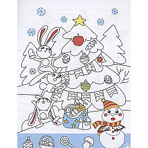 FIND AND COLOR. Where is my carrot nose?