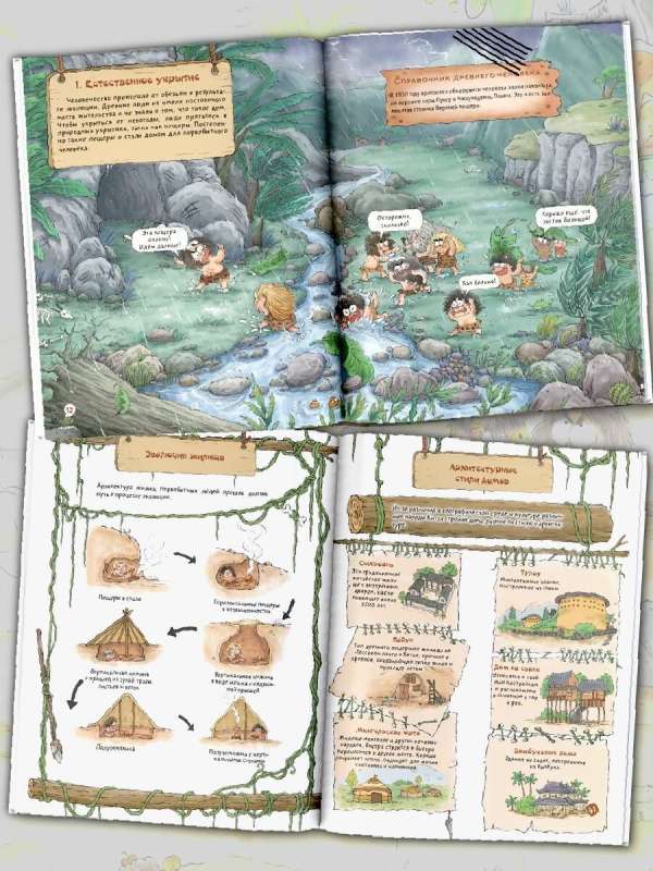 How Primitive Man Built Houses