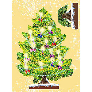 Christmas Tree. Assemble and Decorate