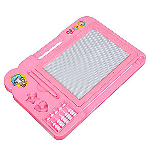 Magnetic Rectangular Board with Beads + 2 Stamps