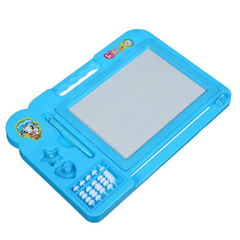 Magnetic Rectangular Board with Beads + 2 Stamps