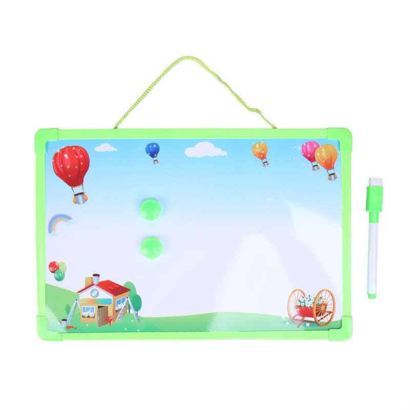 Magnetic board, marker, and 2 magnets included, colors MIX