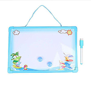 Magnetic board, marker, and 2 magnets included, colors MIX