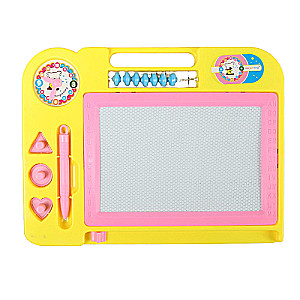 Magnetic board with beads, black crumb