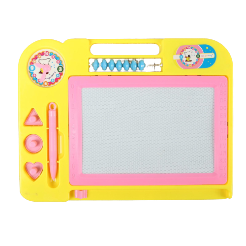 Magnetic board with beads, black crumb