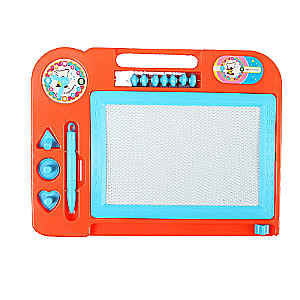 Magnetic board with beads, black crumb
