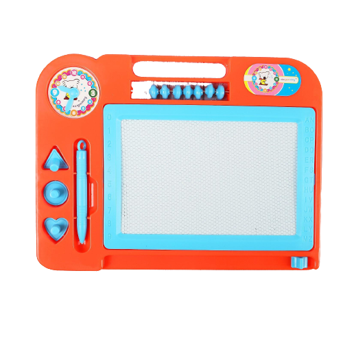 Magnetic board with beads, black crumb