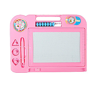 Magnetic board with beads, black crumb