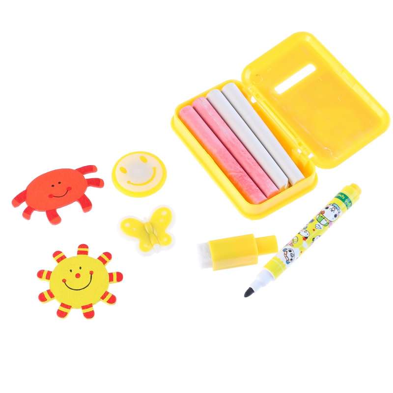 Double-sided magnetic drawing board with stand