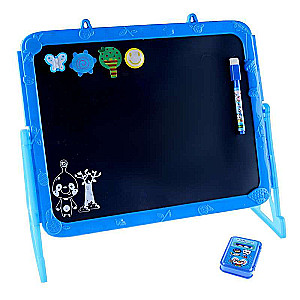 Double-sided magnetic drawing board with stand
