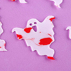 Halloween Accessory - Ghosts, Set of 6 Pieces