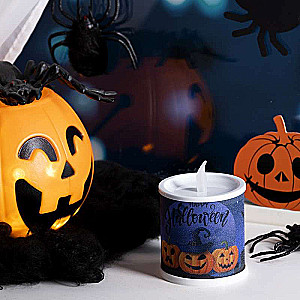 LED figure - Pumpkin Candle 10x7.5 cm, 2 LEDs