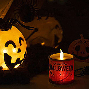 LED Figure - Halloween Candle 10x7.5 cm, 2 LED