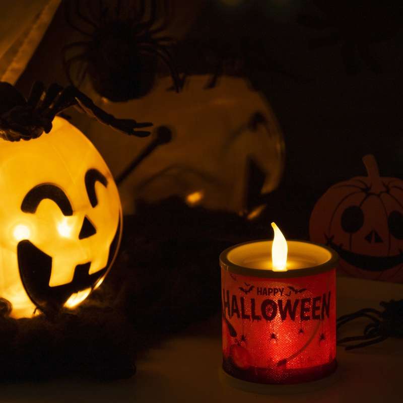LED Figure - Halloween Candle 10x7.5 cm, 2 LED