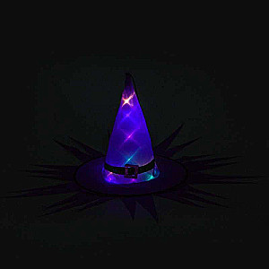 Carnival Hat - Halloween with Diodes, Purple