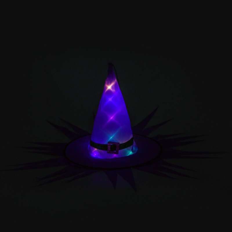 Carnival Hat - Halloween with Diodes, Purple