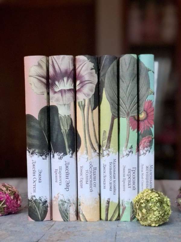 Collection of Elegant Classics Set of 5 Novels: Jane Eyre, Far from the Madding Crowd, The Little House at Big Hill, Wuthering Heights, ...