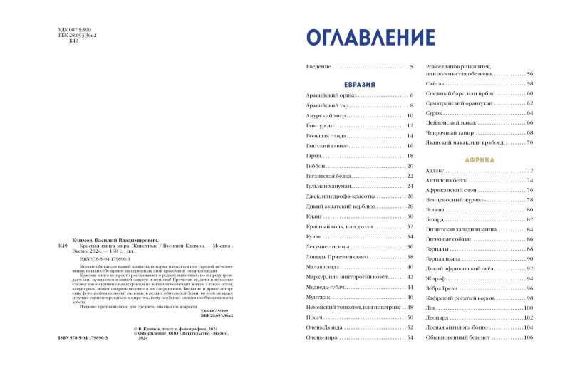 Red Data Book of the World. Animals