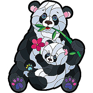 Wooden Puzzle - Panda 52 pcs.