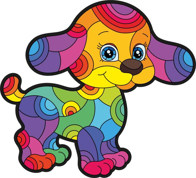 Wooden Puzzle - Puppy 49 pcs