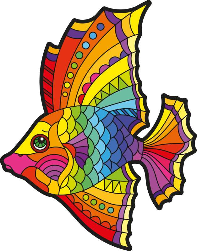 Wooden Puzzle - Fish 35 pcs.