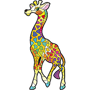 Wooden Puzzle - Giraffe 62 pcs.