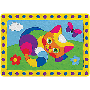 Creative Set - 3D Clay Picture Kitten
