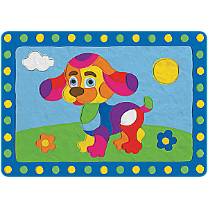 Creative Set - 3D Picture of a Puppy Made of Clay