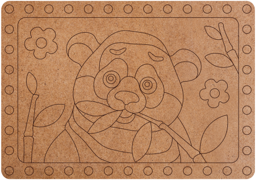 Creativity Set - 3D Clay Picture Panda