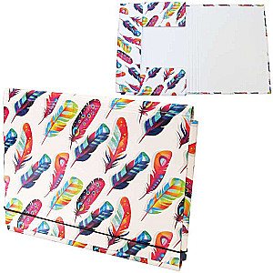 A4 Folder with Elastic Feather