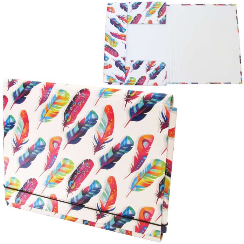 A4 Folder with Elastic Feather
