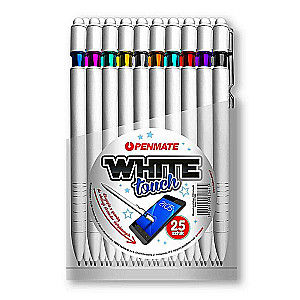Ballpoint pen with stylus PENMATE White touch