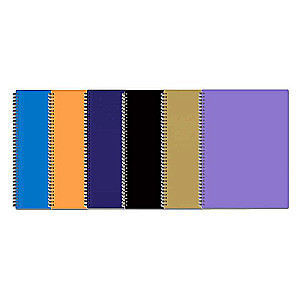 A5 Notepad 80 sheets with spiral PENMATE assorted