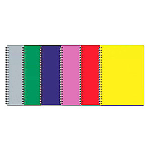 A5 Notepad 80 sheets with spiral PENMATE assorted