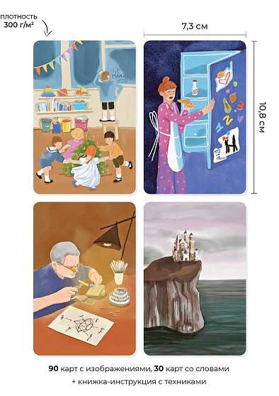 Metaphorical Cards Me, Food and Meanings