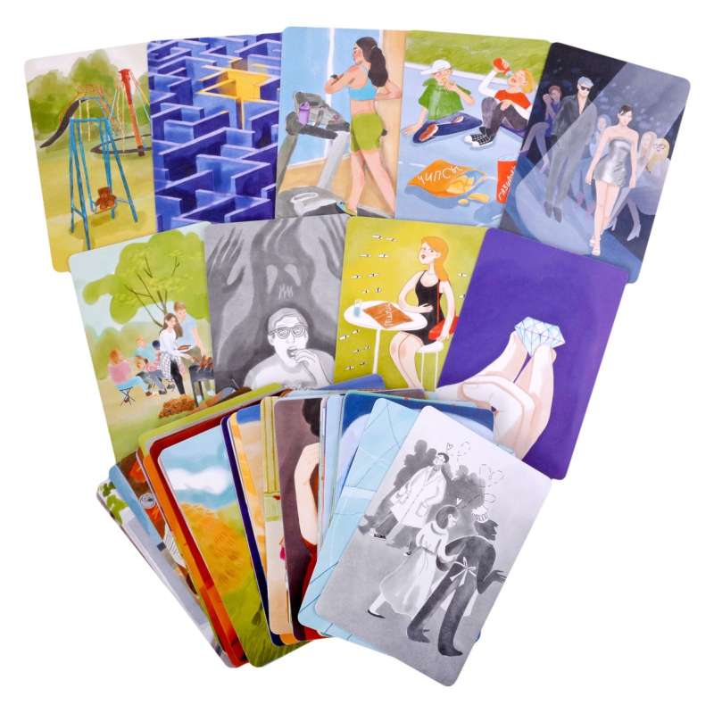 Metaphorical Cards Me, Food and Meanings