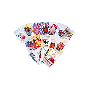 Metaphorical Cards Heart. Metaphor of Experiencing Feelings