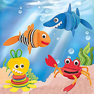 PLAYBOX Creative Set - Soft Sea Inhabitants