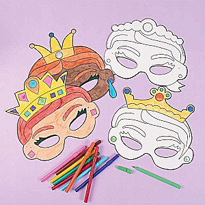 Creative Set - Princess Paper Masks 12 pcs.