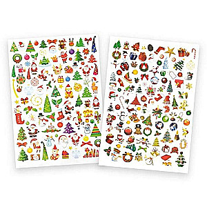 New Year Stickers 1000 pcs. Christmas