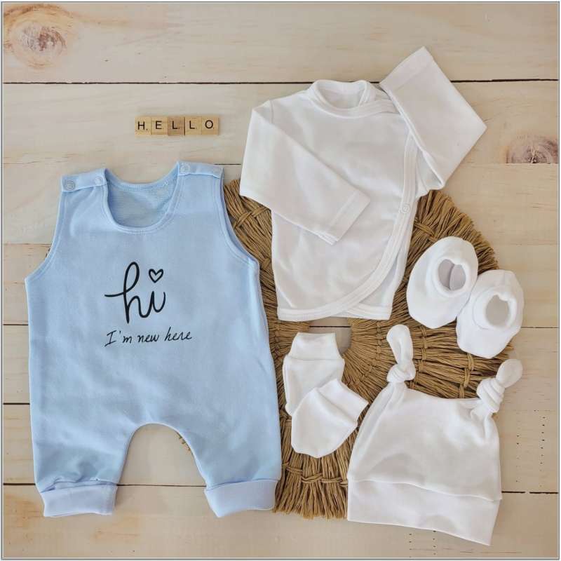 Blue set, 5d. (size 62)