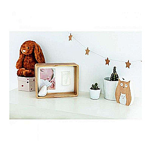Baby Art deep frame wooden kit for making children's footprints/handprints